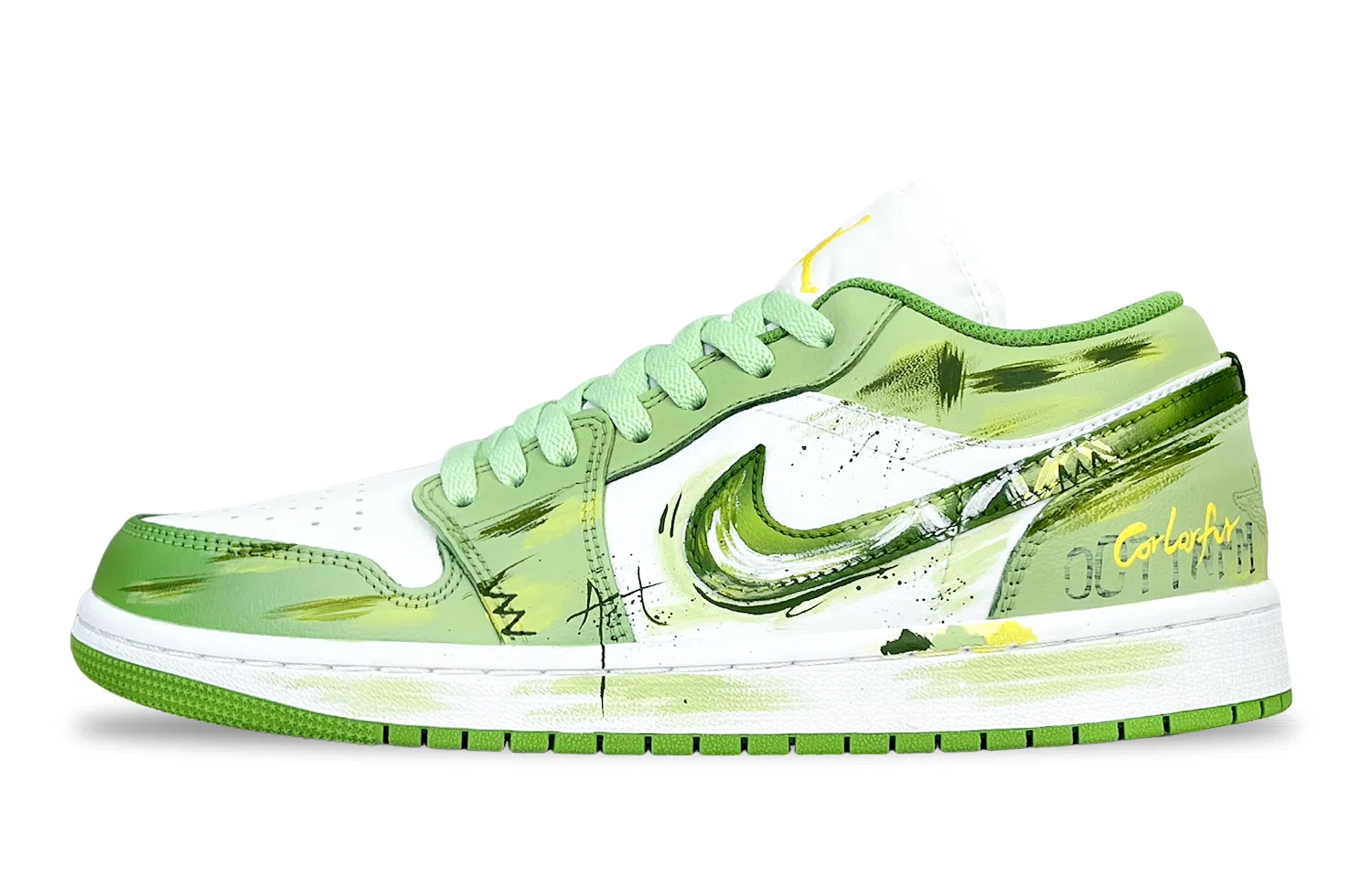 Jordan Air Jordan 1 Low Custom Green