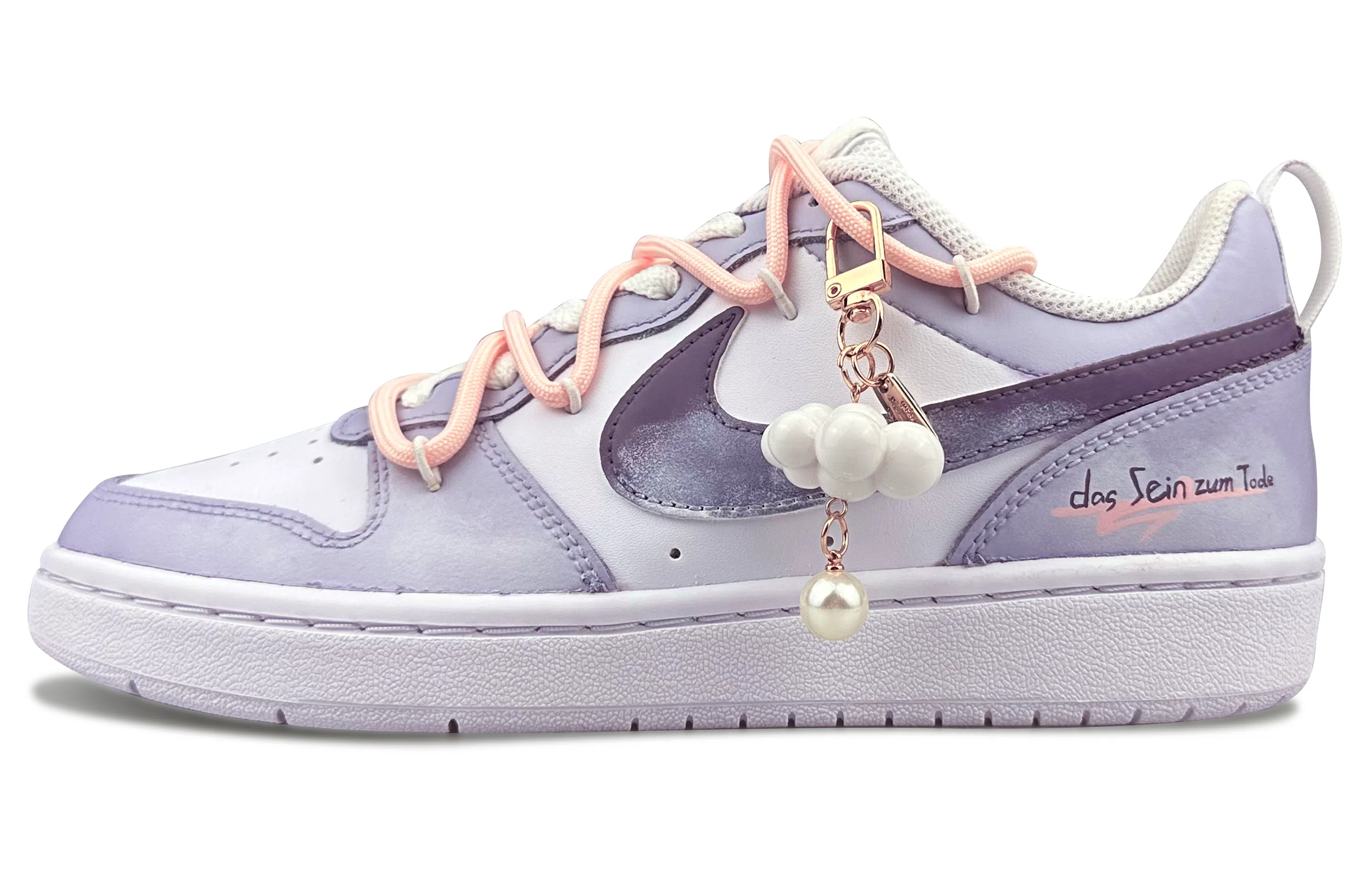 Nike Court Borough Low 2 GS White Purple