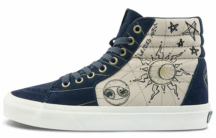 Vans SK8 High White Orange