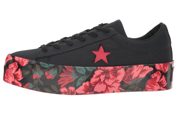 Converse One Star Ox Black Red