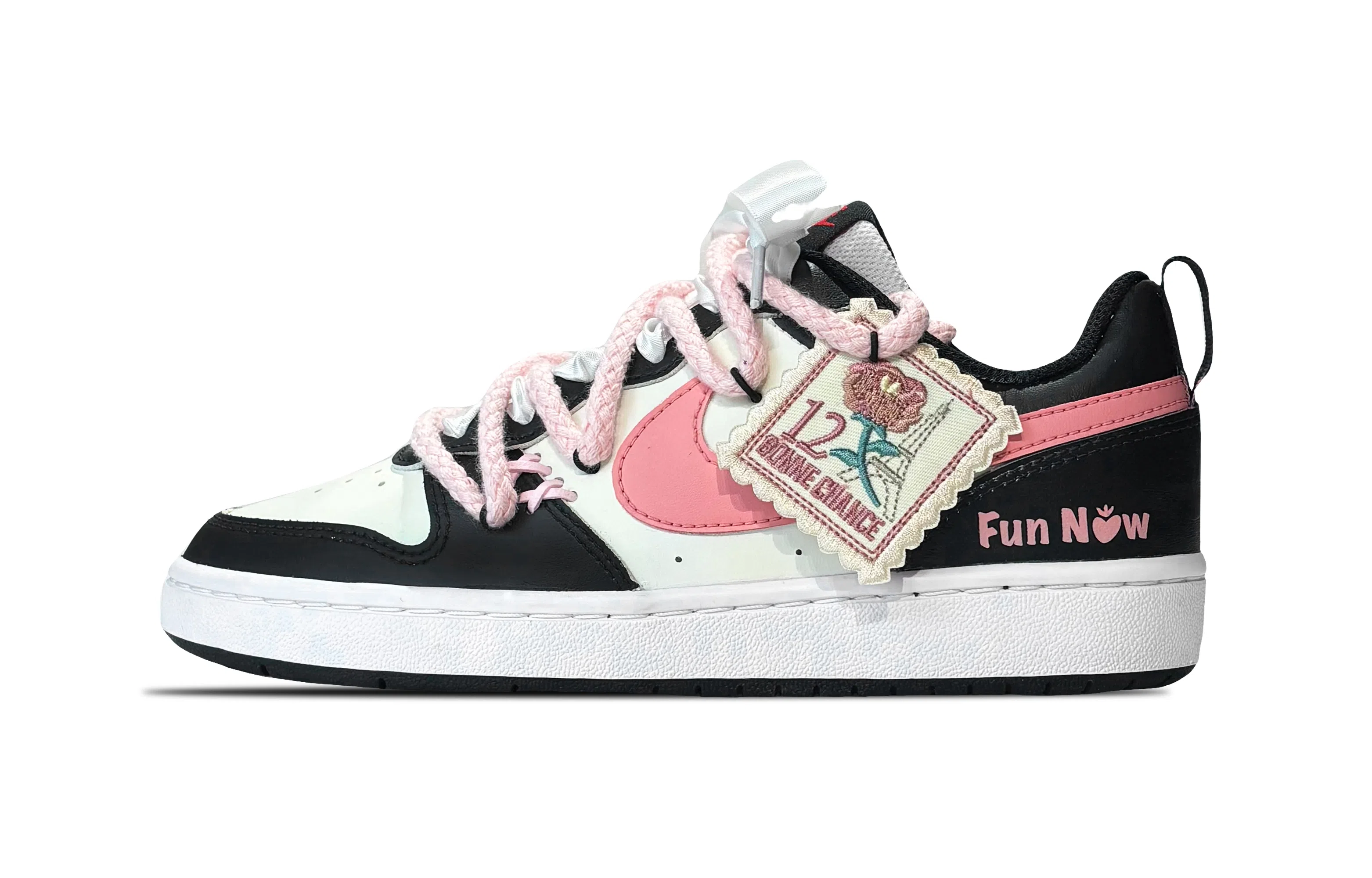 Nike Court Borough Low 2 Black Pink