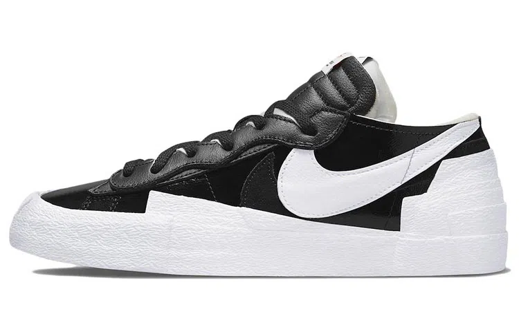 Sacai x Nike Blazer Low Black Patent Leather