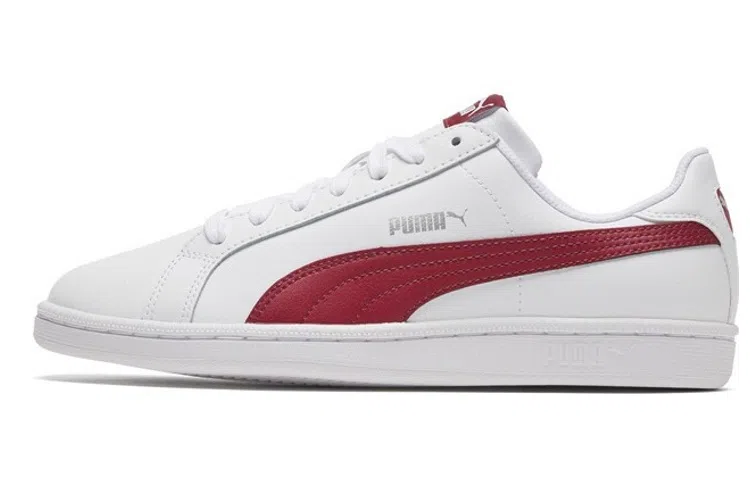PUMA Smash Leather Red White