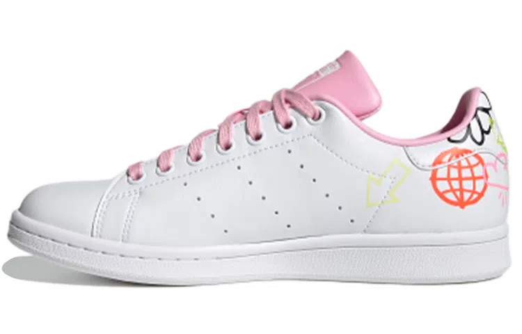 adidas Stan Smith White Pink Yellow