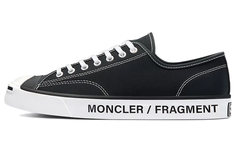 Fragment Design x Moncler x Converse Jack Purcell Low Black