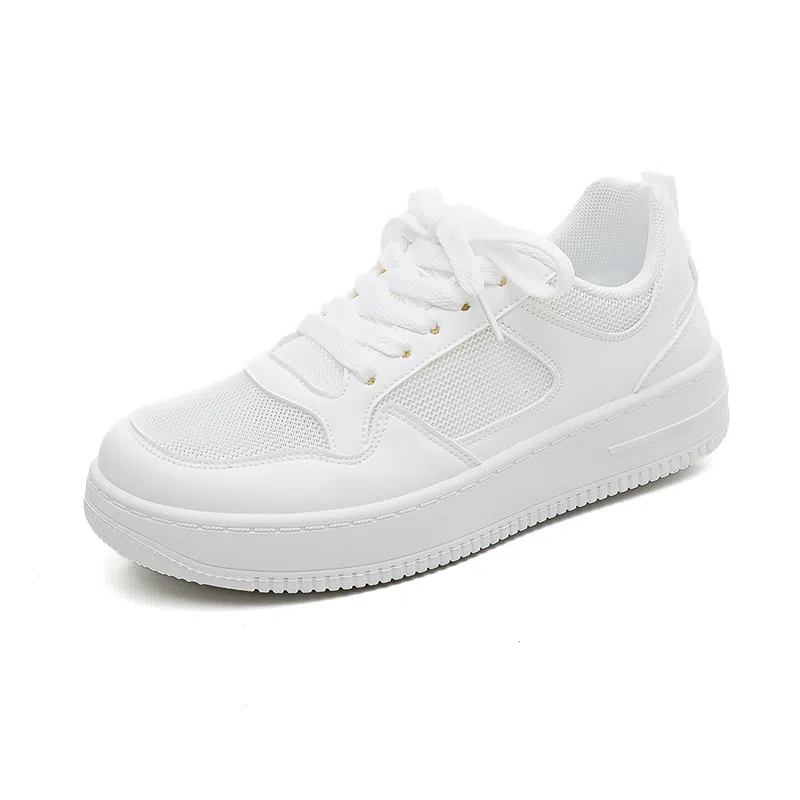 HUANQIU Low Top Sneakers White
