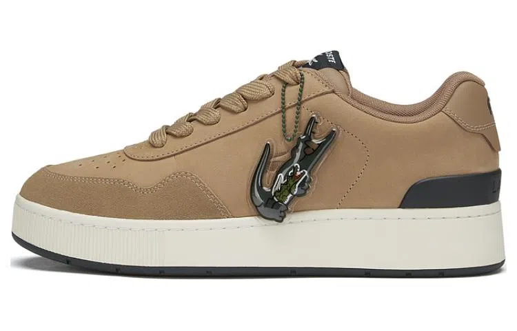 Lacoste Brown Leather Sneakers