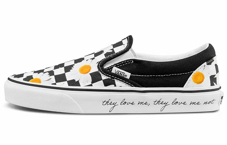 Vans Slip-On Checkerboard Daisy