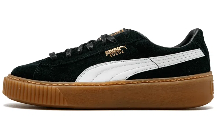 PUMA Basket Platform Suede Black