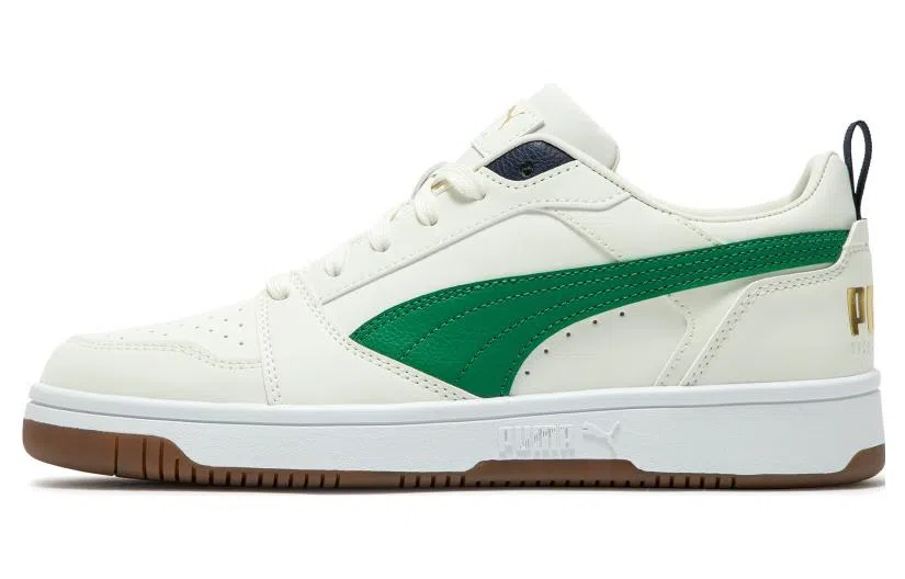 PUMA Rebound V6 Low White Green