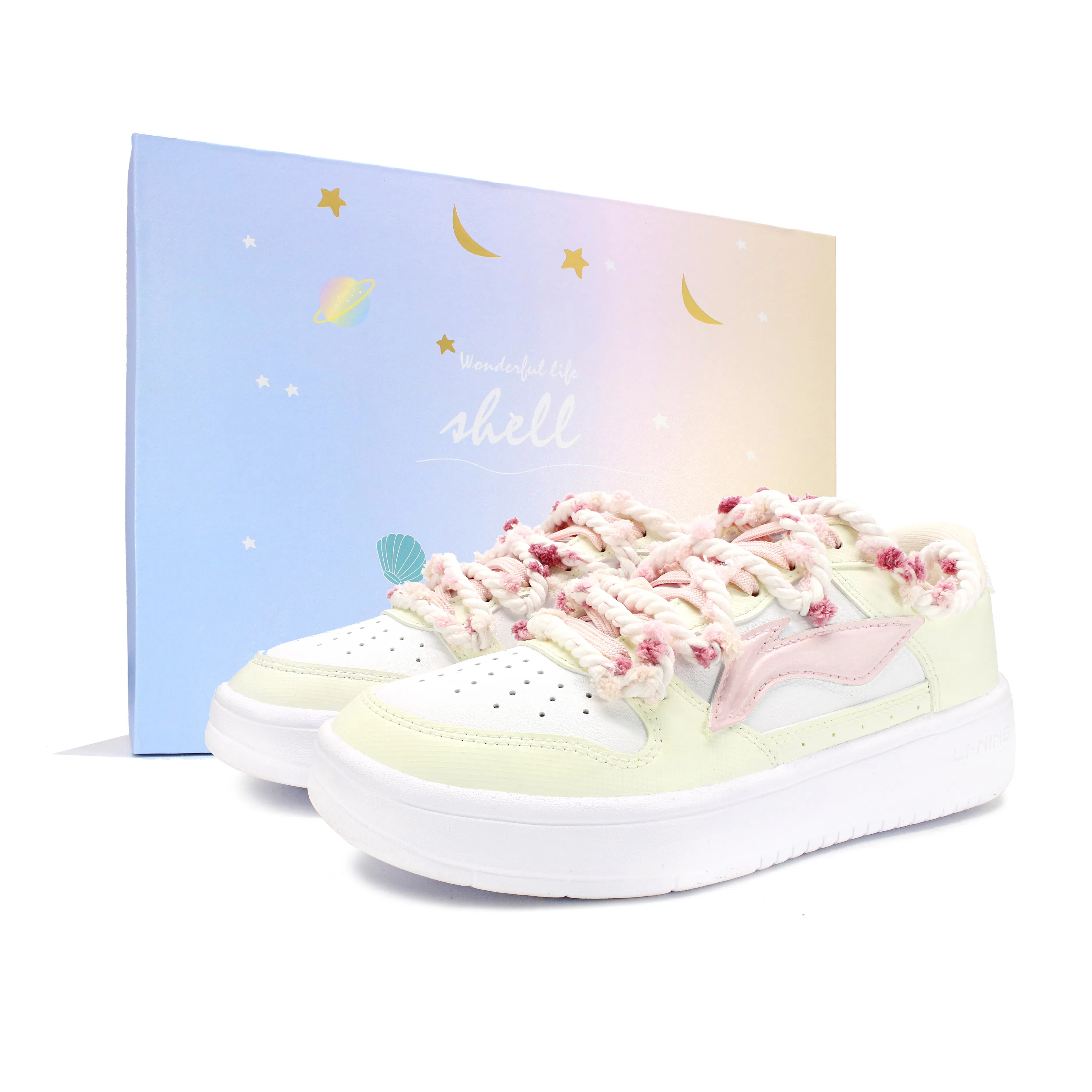 LiNing FuZhou Yellow Pink