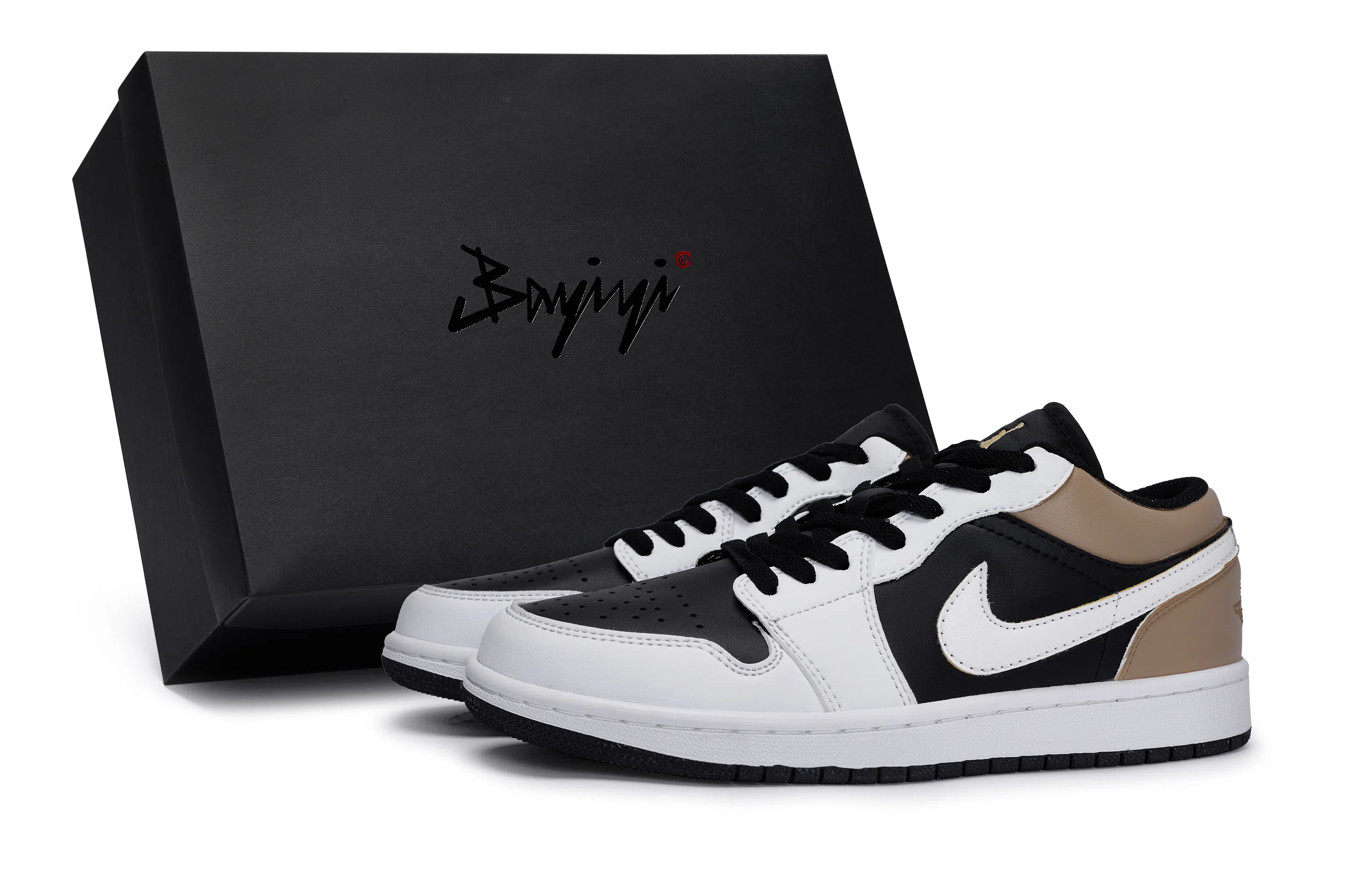 Jordan Air Jordan 1 Low Black White Brown