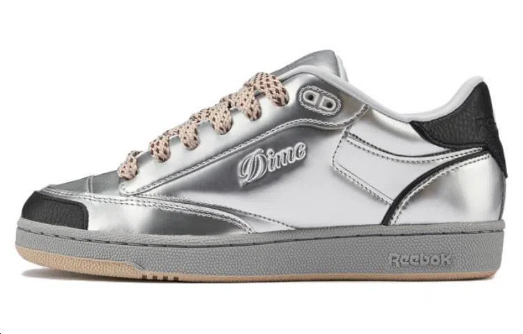 Dime x Reebok Club C Bulc Liquid Silver