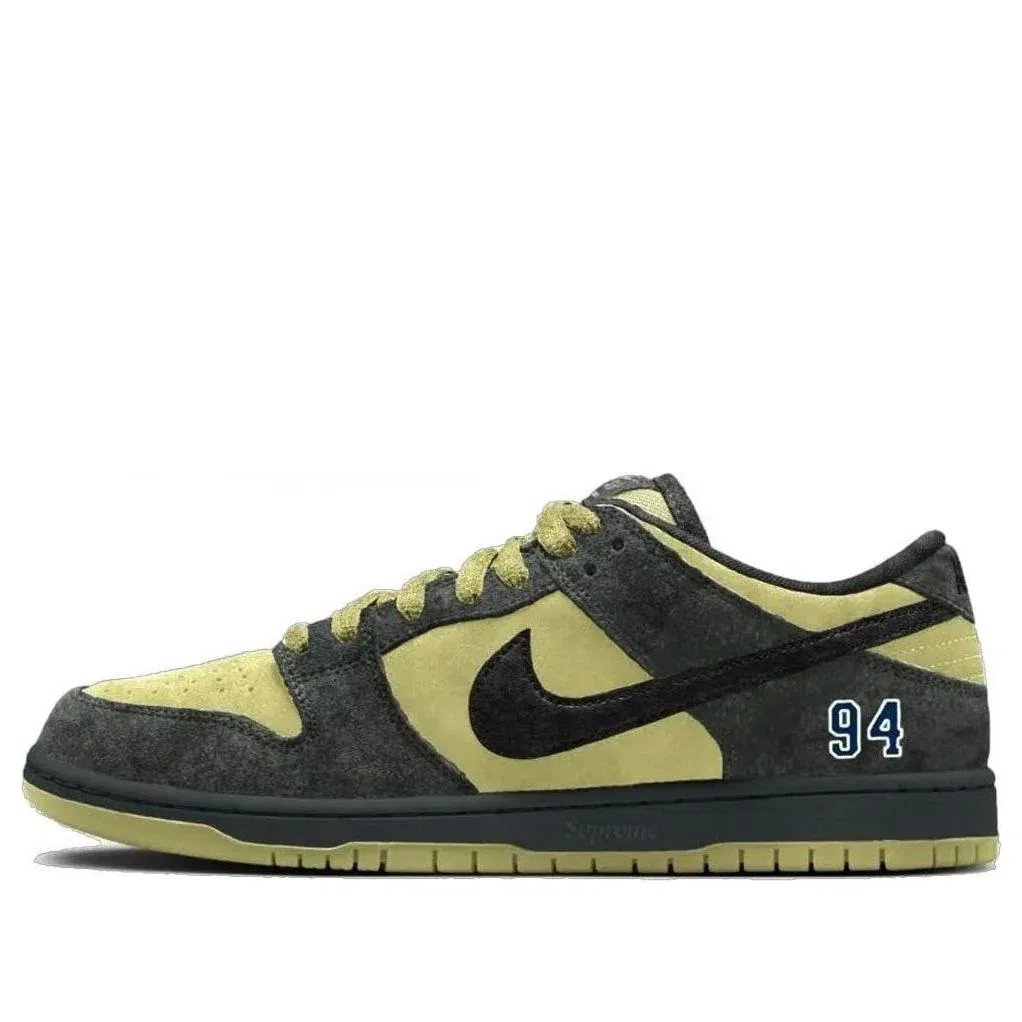 Supreme x Nike SB Dunk Low Yellow Black