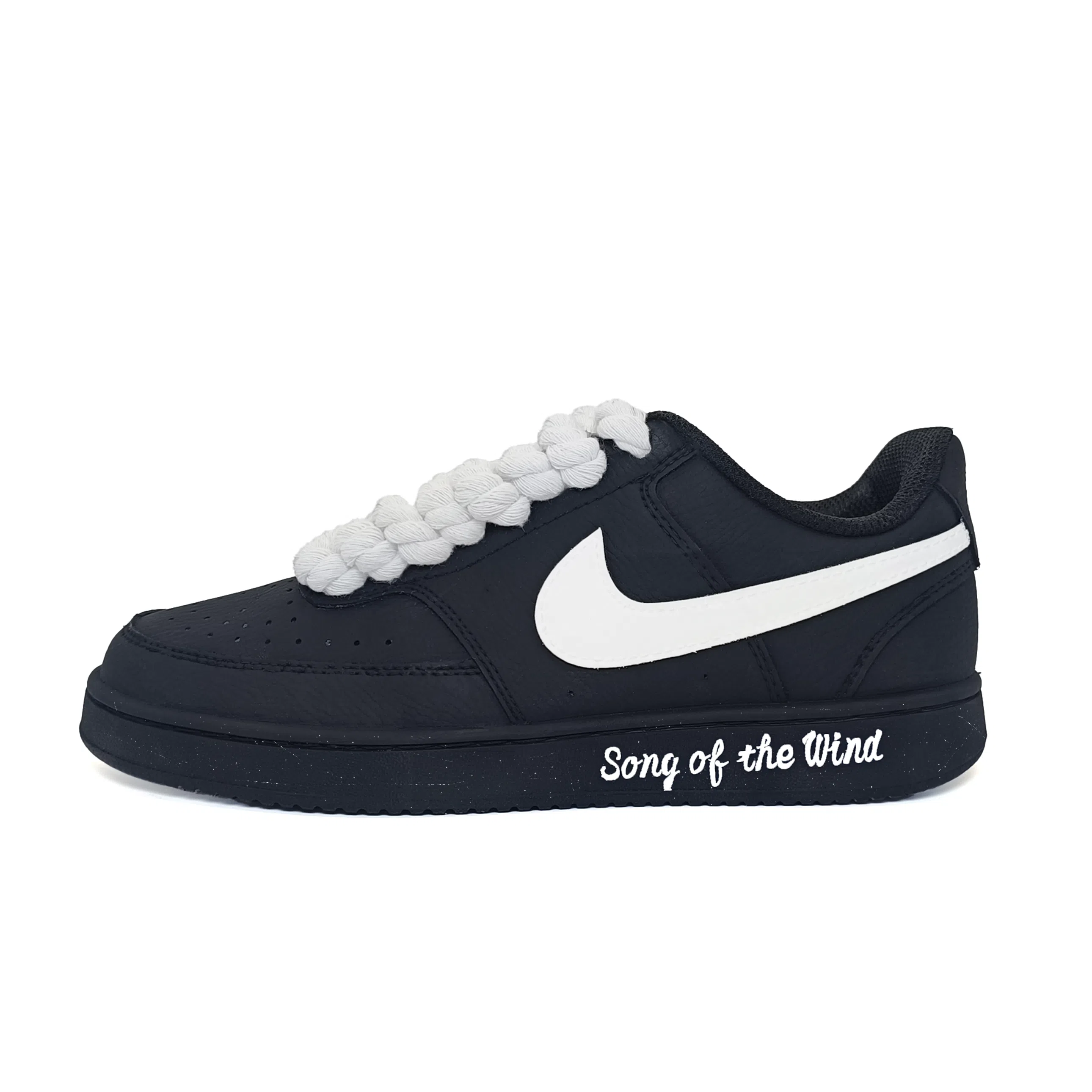 Nike Court Vision Low Black White