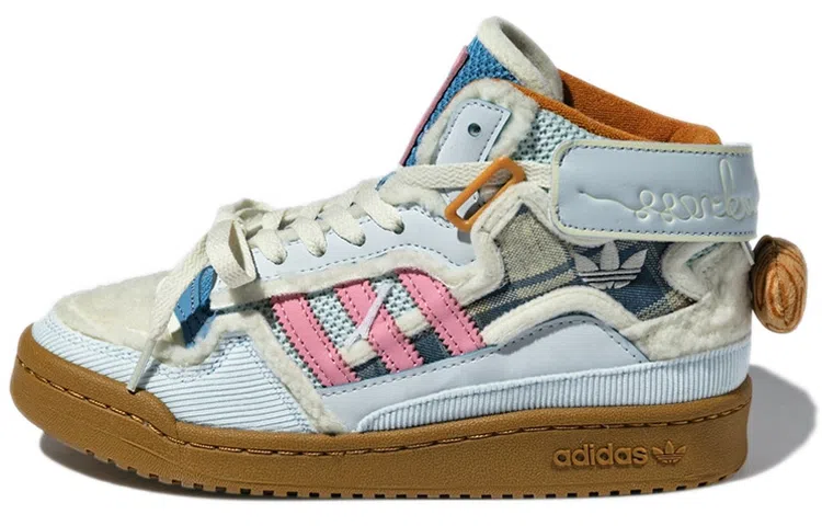 Melting Sadness x Adidas Forum Mid Light Blue