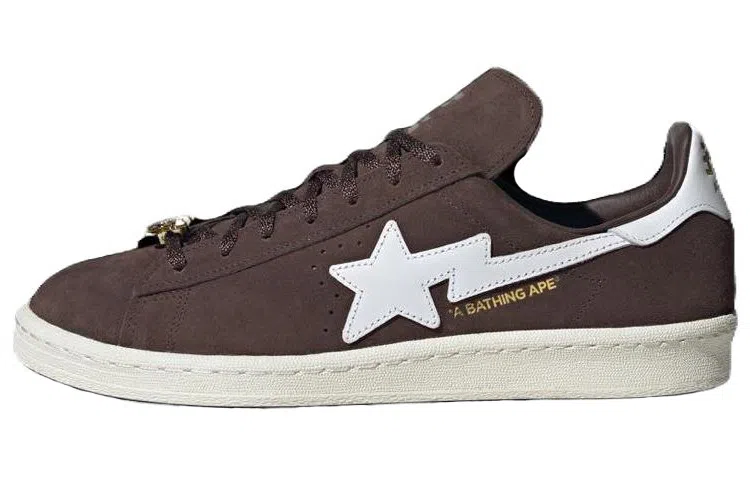 A BATHING APE x adidas Campus 80S Brown