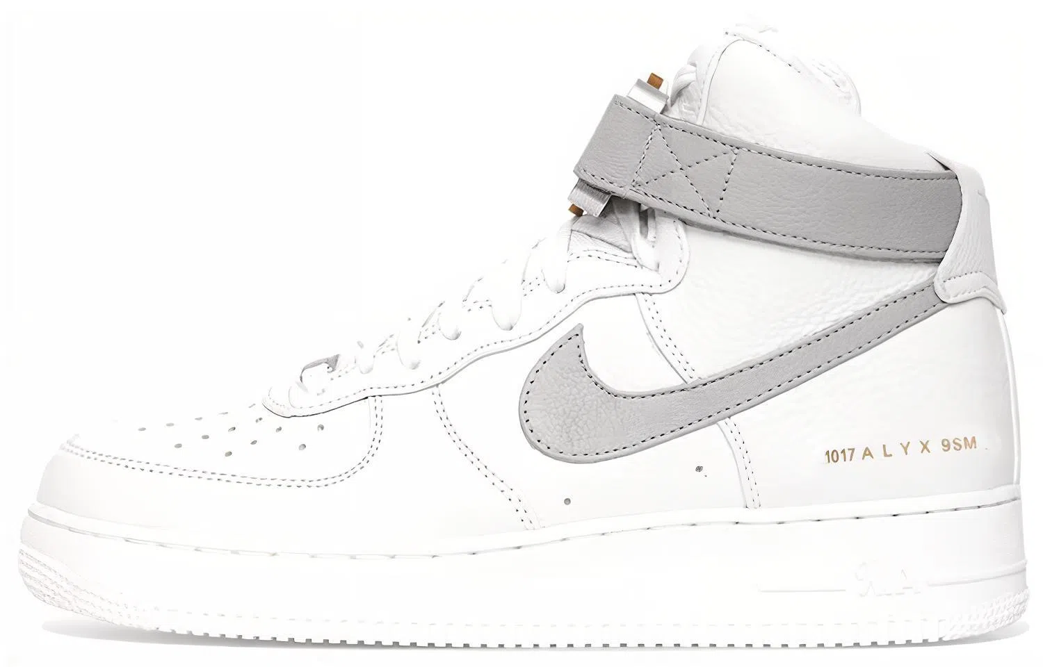 1017 ALYX 9SM x Nike Air Force 1 High White Grey