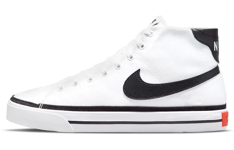 Nike Court Legacy Canvas Mid White Black