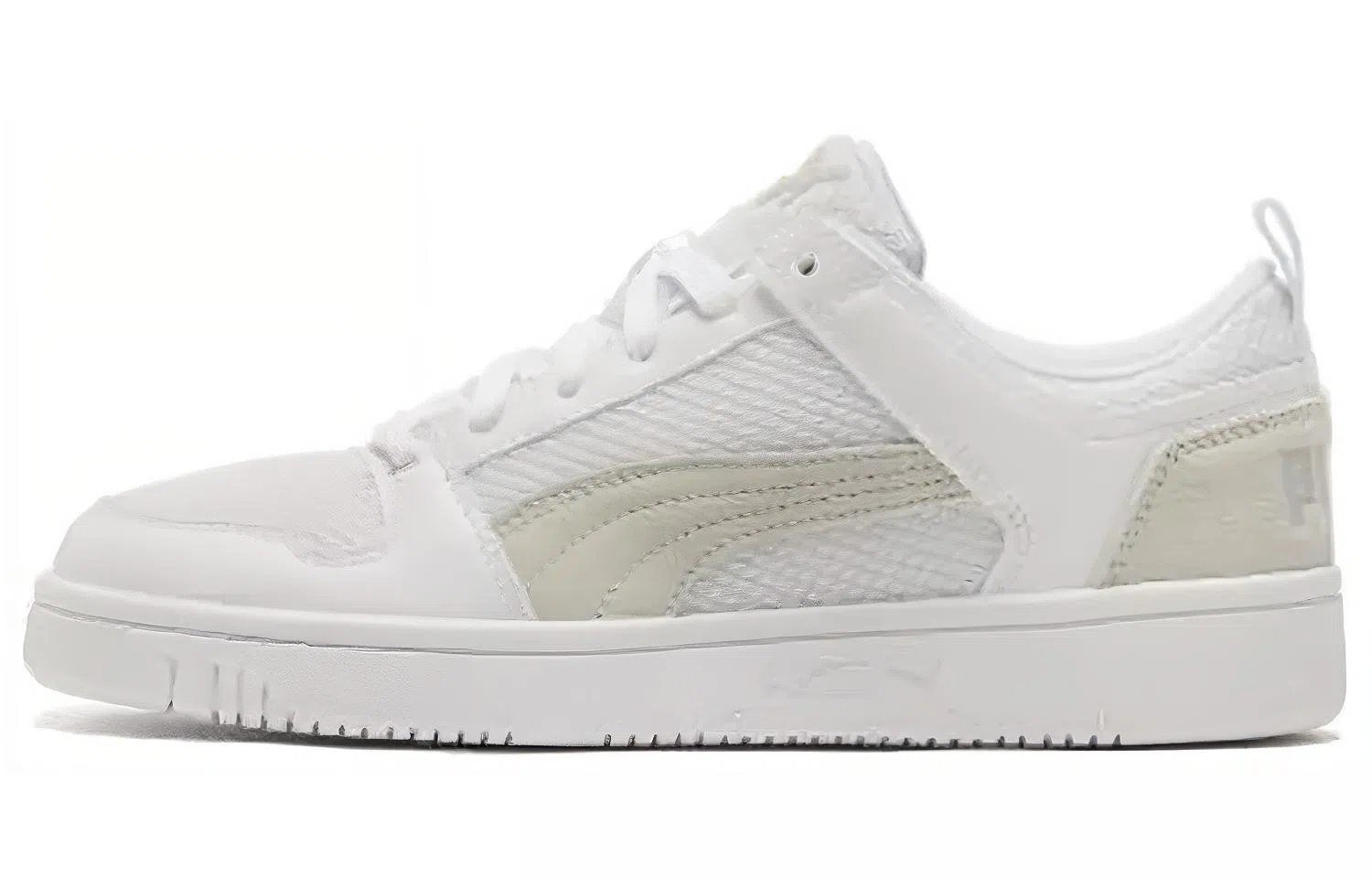 PUMA Rebound Layup Lo Mesh White Grey
