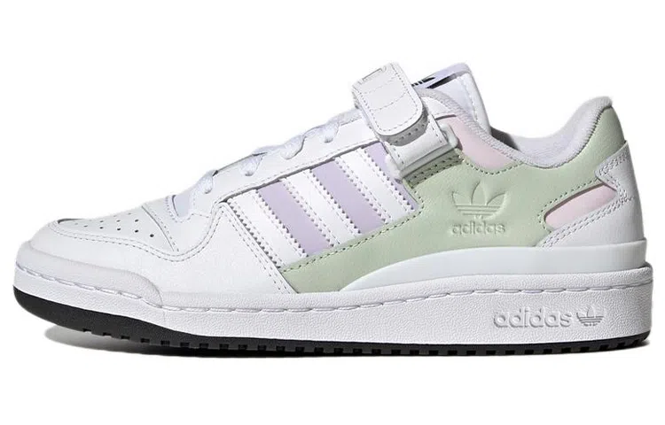 adidas Originals Forum Low White Green Purple
