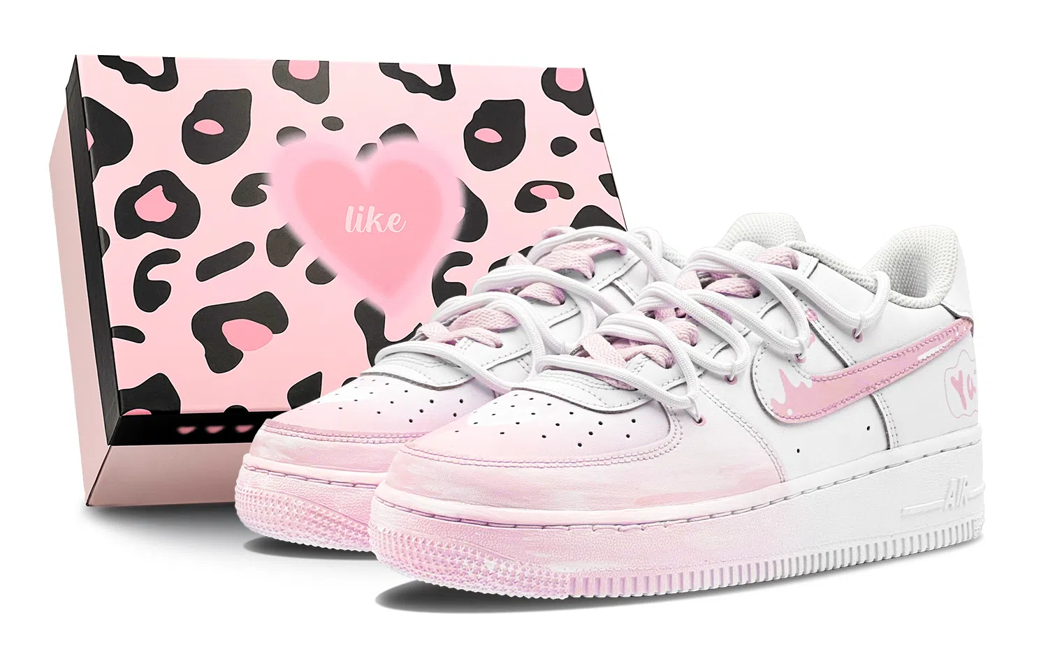 Nike Air Force 1 Low "Strawberry Milk" GS