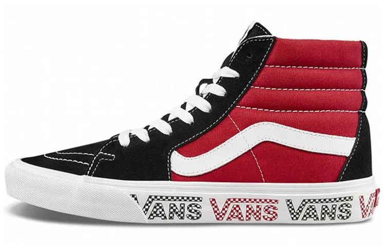 Vans SK8 High Black Red