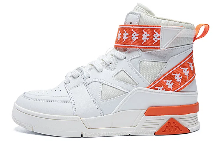 Kappa Retro High-Top White Orange