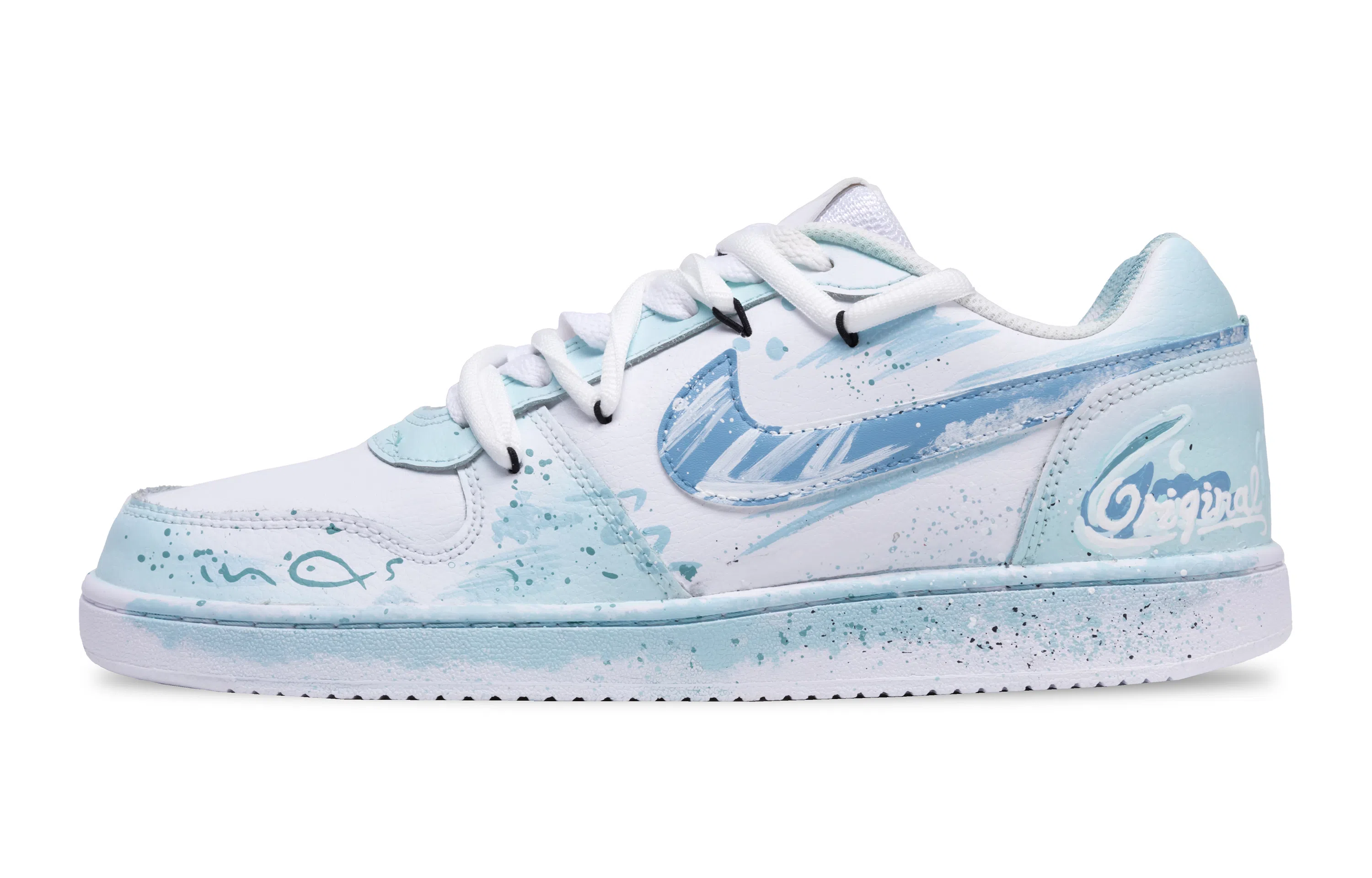 Nike Ebernon Low Ocean Graffiti