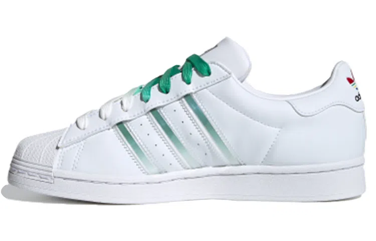 adidas Superstar White Green