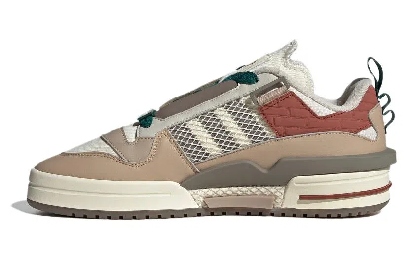 adidas Originals Forum Low Red White Khaki Brown