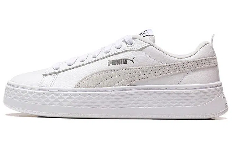 Puma Smash Platform Suede White
