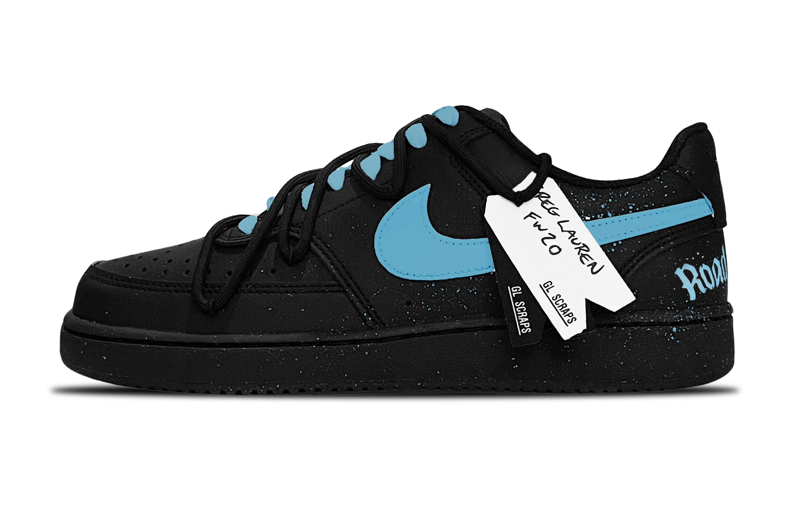 Nike Court Vision Low Black Blue