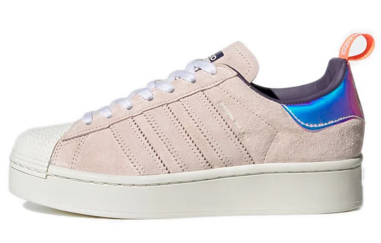 Girls Are Awesome x adidas Originals Superstar Low Grey Pink