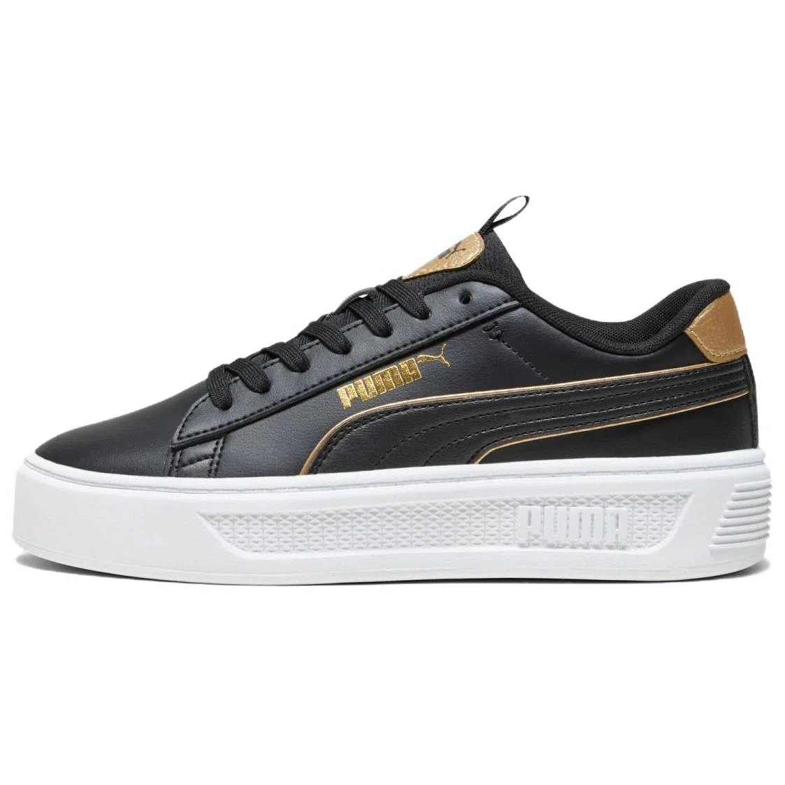 PUMA Smash Platform v3 Black Gold