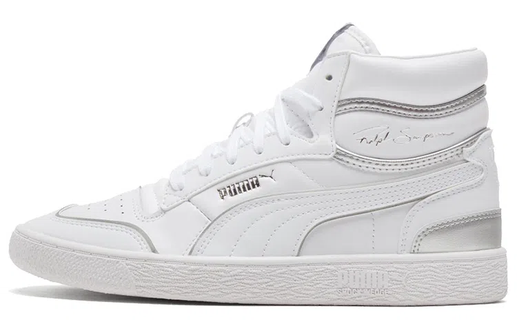 PUMA Ralph Sampson Mid White Silver