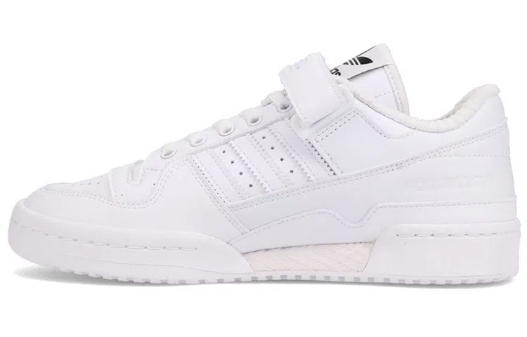 atmos x adidas Forum Low White Black