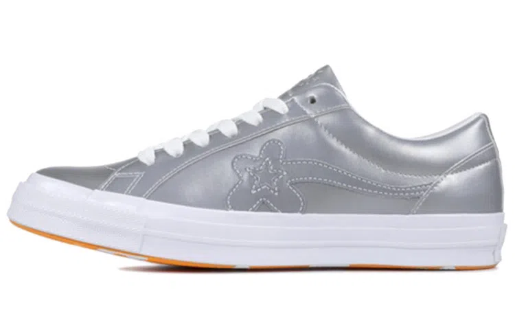 Golf Le Fleur x Converse One Star Ox Silver