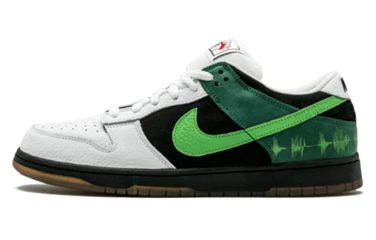 Nike Dunk SB C&K Electrocardiogram White Black Green