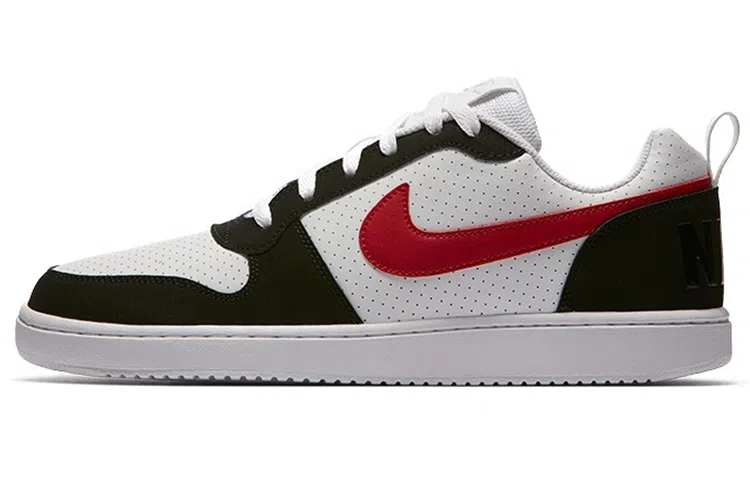 Nike Court Borough Low Black White Red