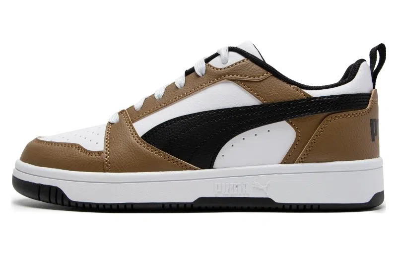 PUMA REBOUND V6 Low White Brown Black