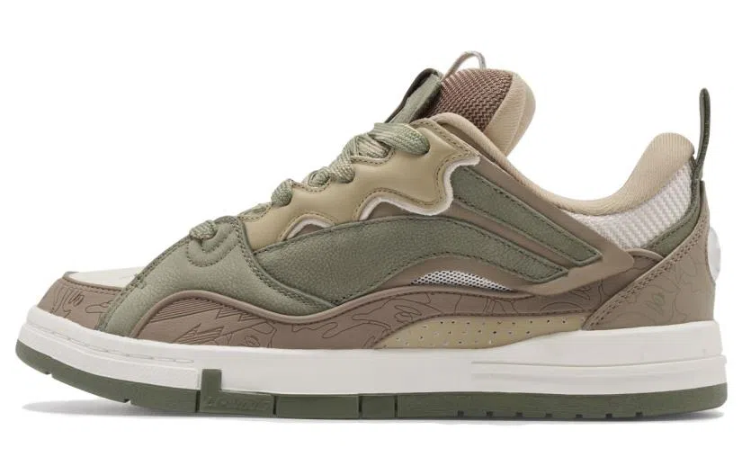 Aape x Li-Ning Weiwu Low Green Brown