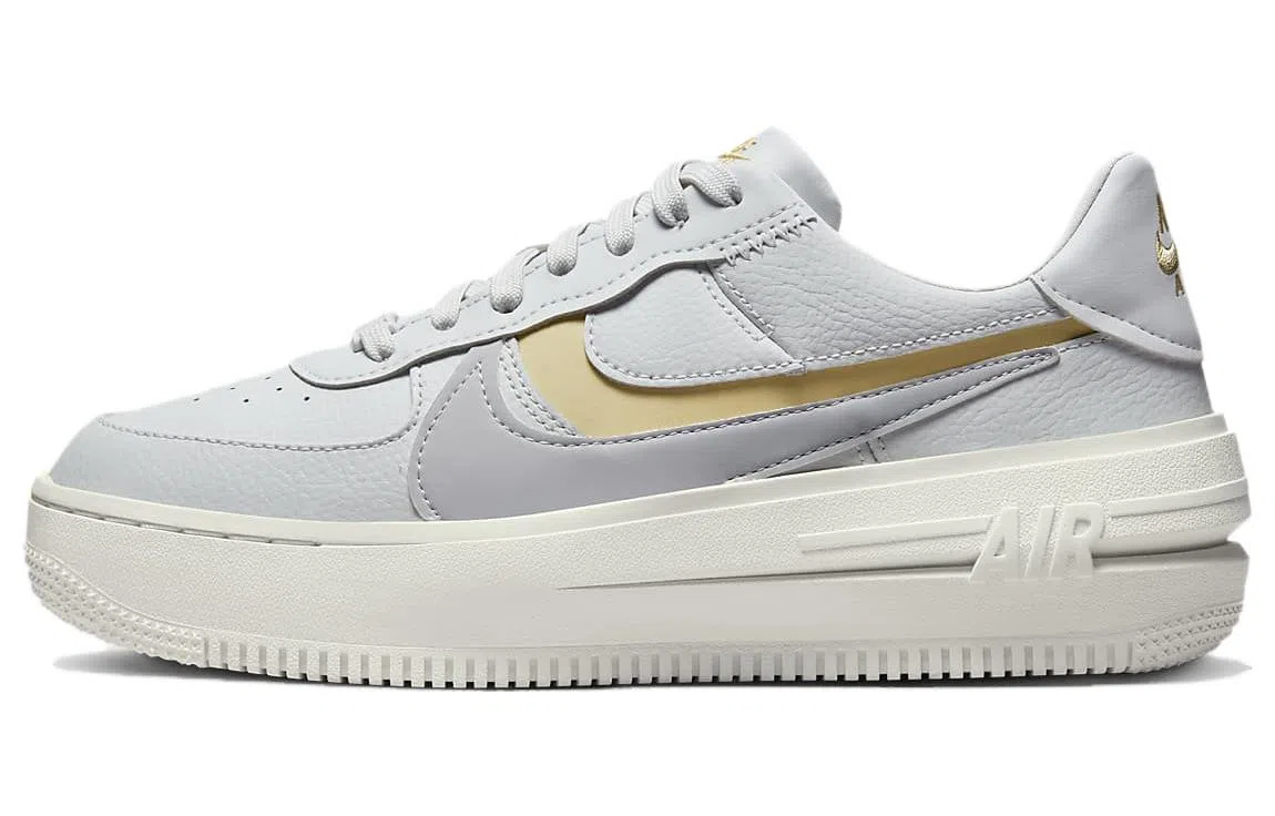Nike Air Force 1 PLT.AF.ORM Silver Yellow