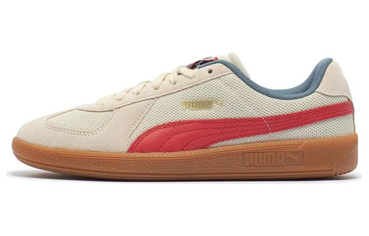 PUMA Army Trainer White Gold Red