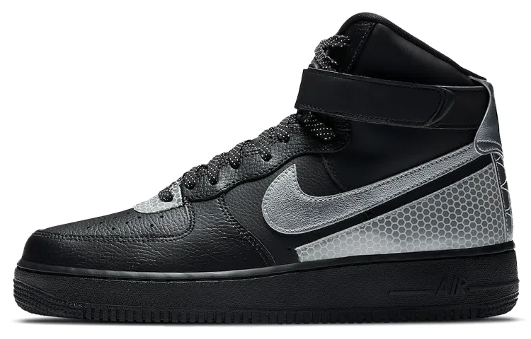 Nike Air Force 1 07 LV8 3M High Silver Black