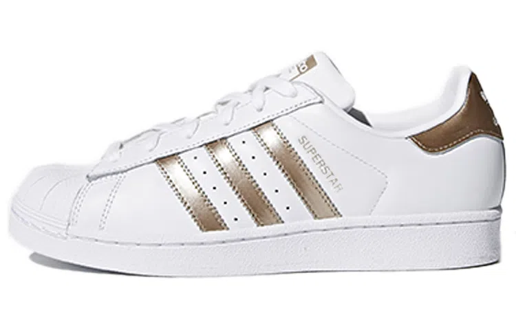 adidas Superstar White Gold
