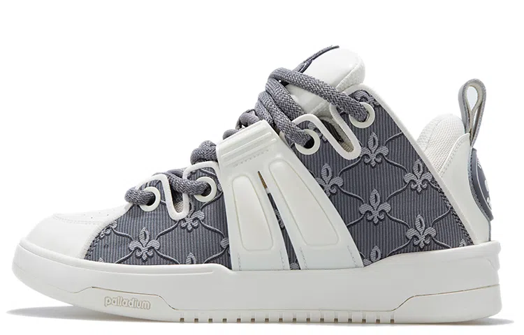 Palladium Low Top Sneakers Grey/White