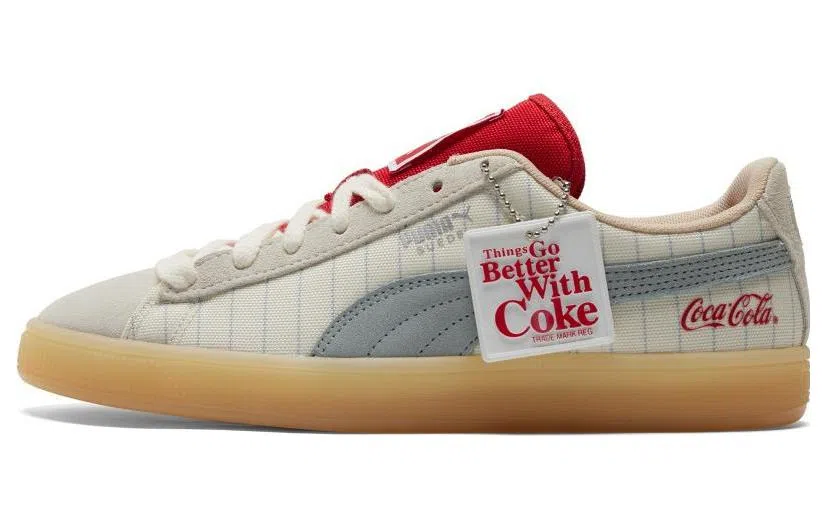 PUMA x Coca-Cola Suede White Grey