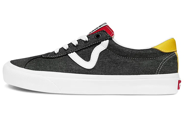 Vans Sports Low Black Red Yellow