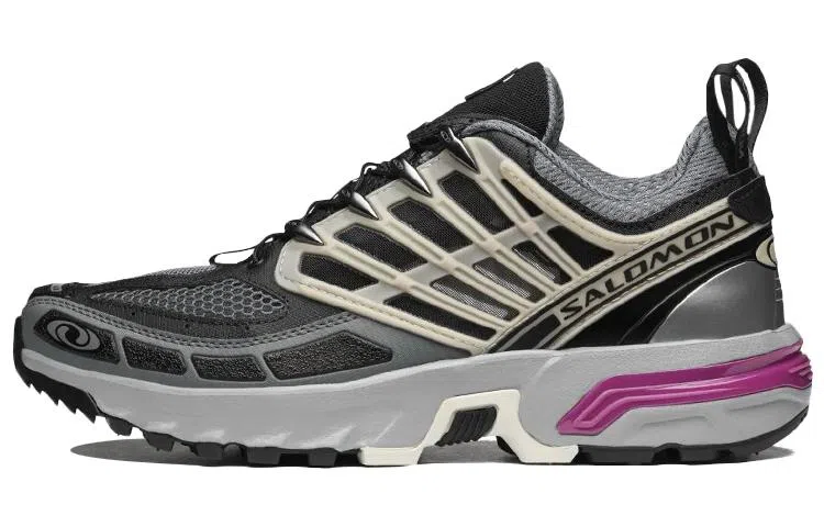 Salomon Acs Pro Advanced Black Grey Purple Tail